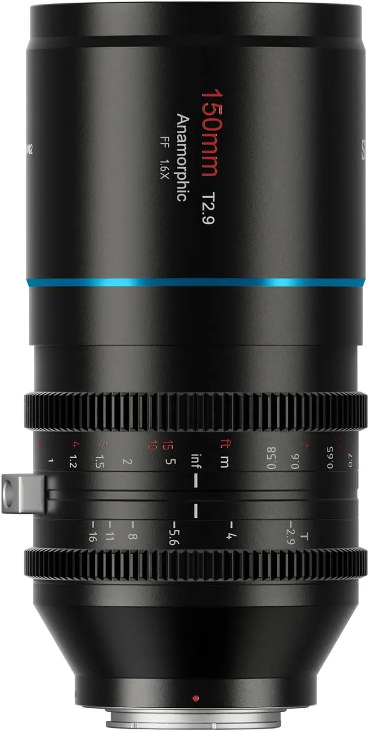SIRUI 150mm T2.9 1.6Xフルフレームアナモルフィックレンズ