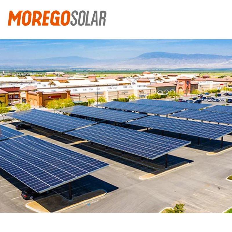 Home Attached Carport Pv Mounting Structure Waterproof Solar Carport for 1000KW Solar System