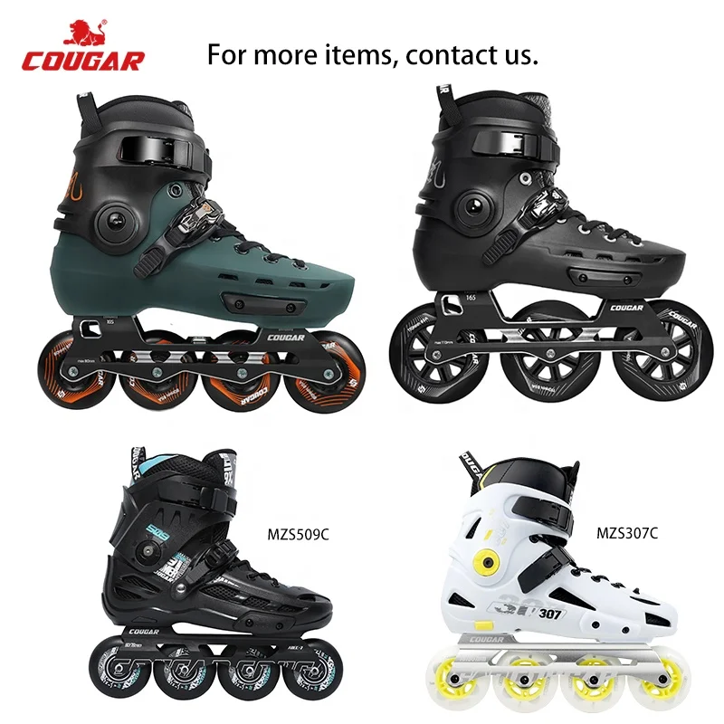 MZS509A インラインローラースケート – CNCアルミシャーシとABEC-7