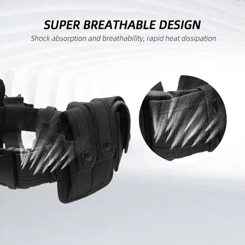 Mountaineering Outdoor Tactical Utility Belt Versatile Security Modular Equipment System Molded Duty Belt Hunting Accessories