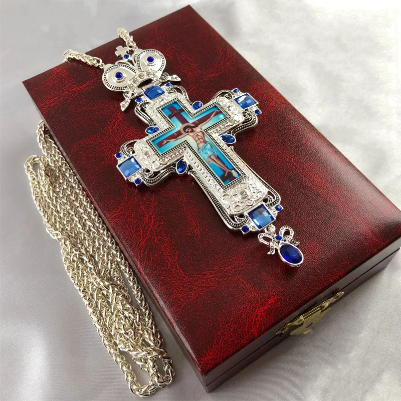 Croce d'argento CROCIFISSIONE di GESÙ. INRI - Reytel USA