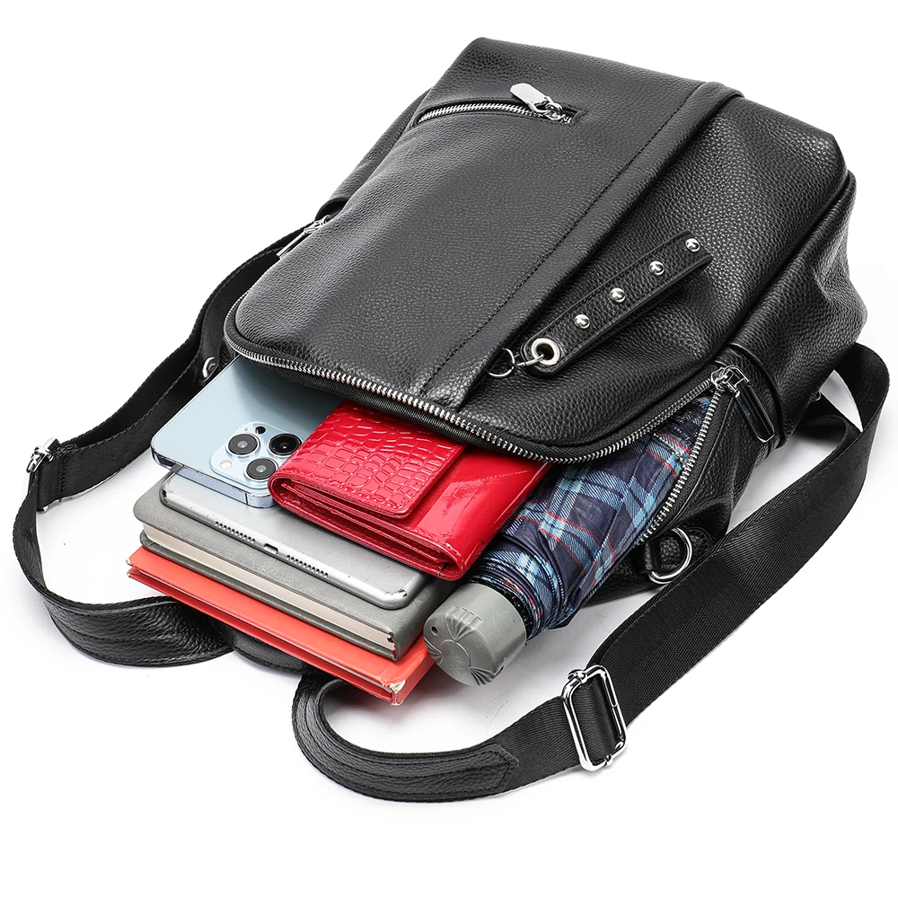 Westal Travel Convertible Shoulder Bag - Genuine Leather display picture 1