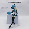 blue clad hatsune-15cm tall