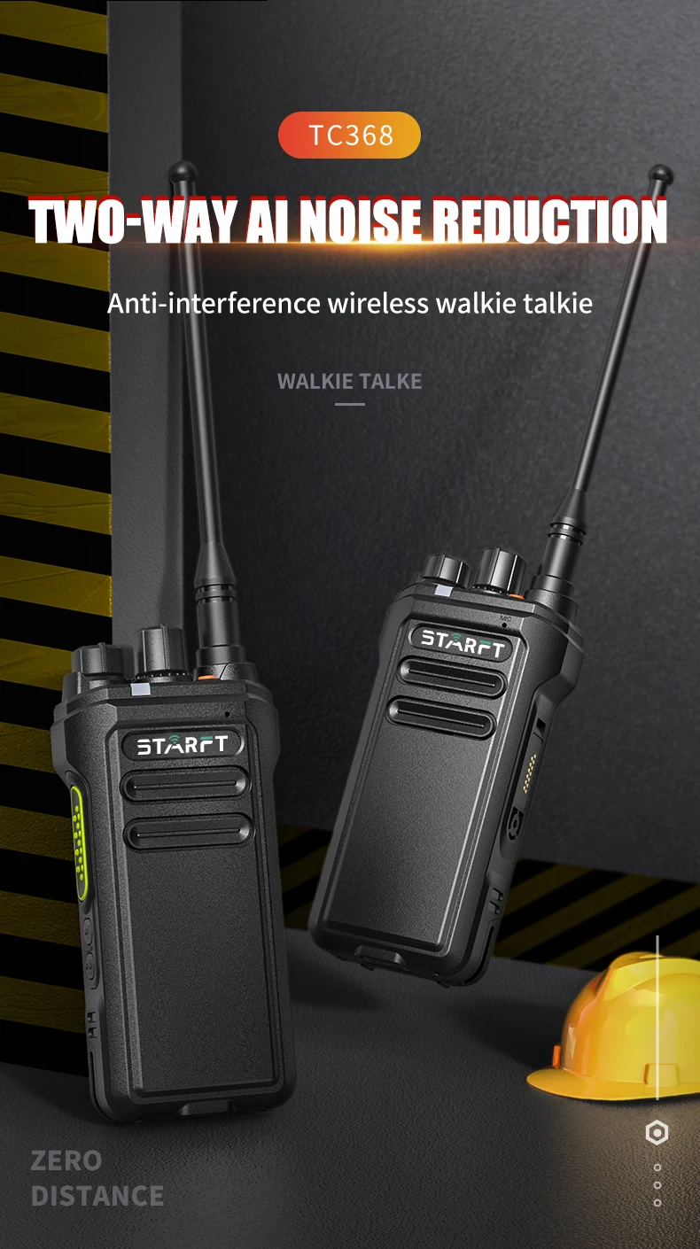 Starft tc368 two way ai noise reduction ip67 waterproof high power long