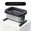 7.3L stainless steel floating bowl with height adjustment