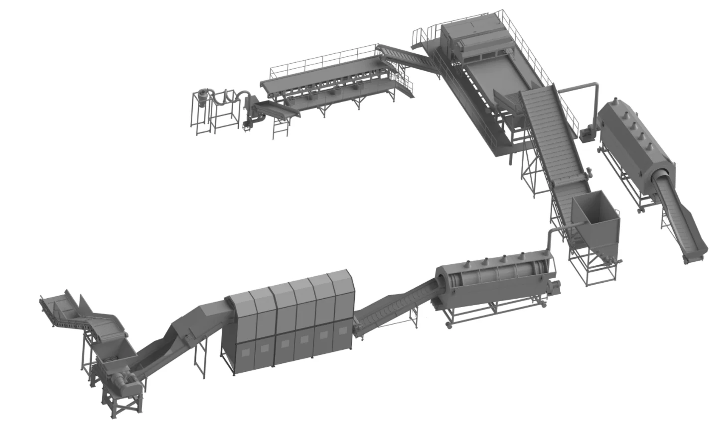 Waste Plastic Sorting Machine NIR Sorting Technology for Shredded ...