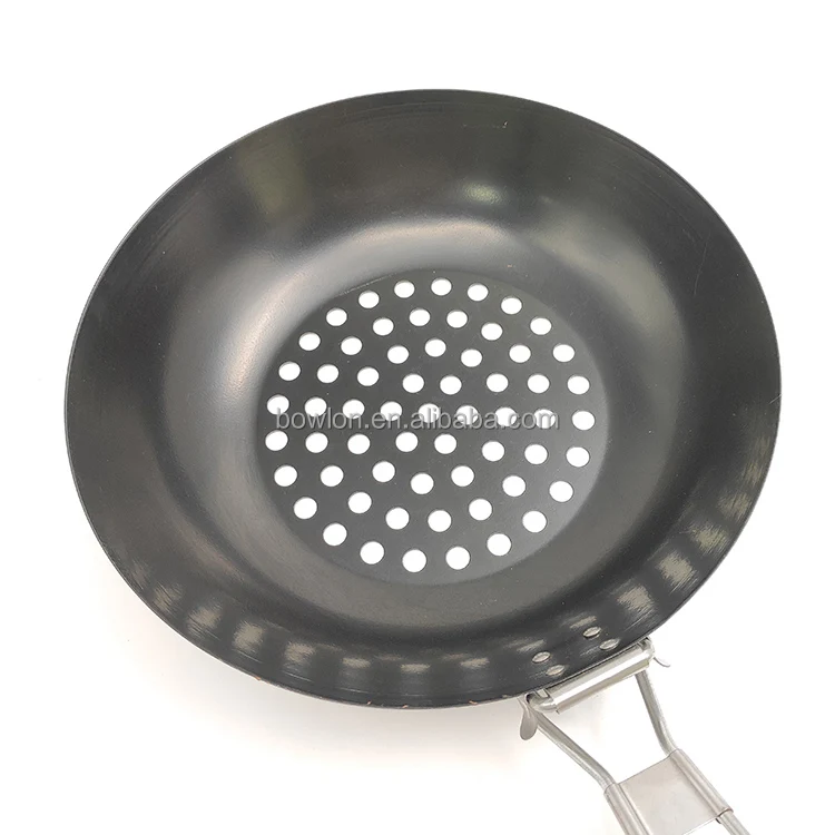 Nonstick Grilling Tray Durable Grill Pans With Holes For Outdoor