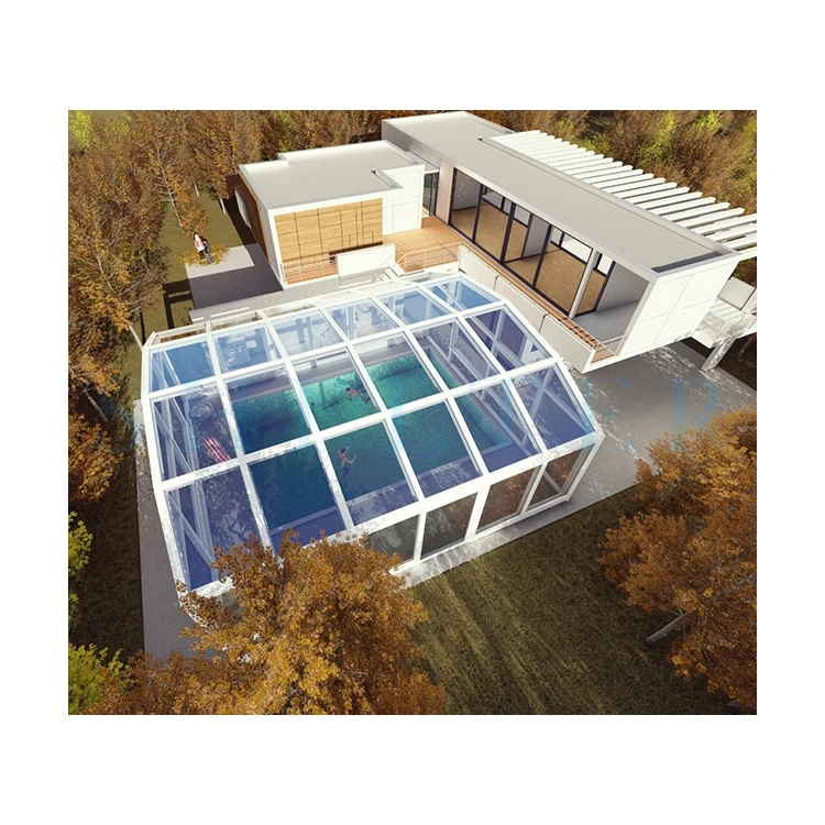Turn Outdoor Pool Into Indoor Retractable Pool Sun Shed Enclosures