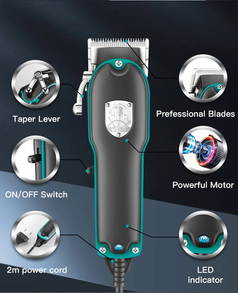 Professioneller Elektrischer Haarschneider Mit Metallklinge_voghion.com
