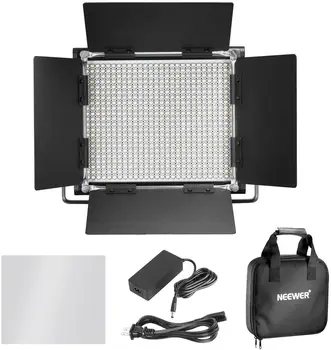 Neewer 2-Pack Dimmable Bi-Color 660 LED Video Light and Stand Lighting Kit with Carrying Bag for Photo Studio Video Photography product image