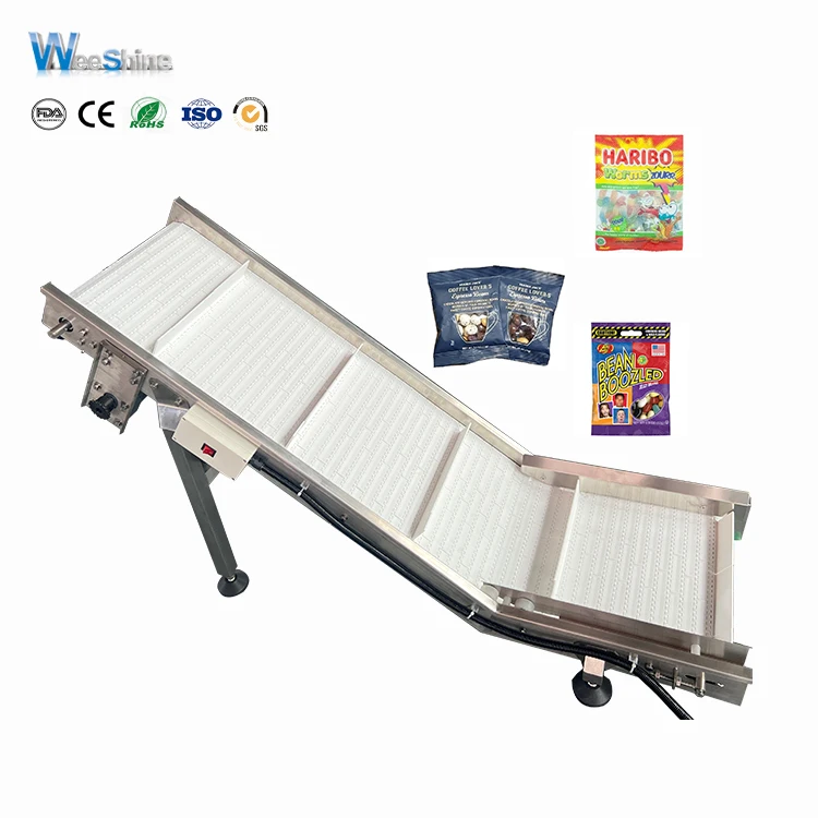 Professional Custom Small Incline Angle Belt Conveyor Discharge Conveyor