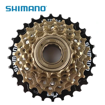 SHIMANO TOURNEY TZ500 TZ31 6/7/8 Speed Mountain Bike Bicycle Cassette Freewheel Metal Thread Sprocket 14-28/34T Original Parts