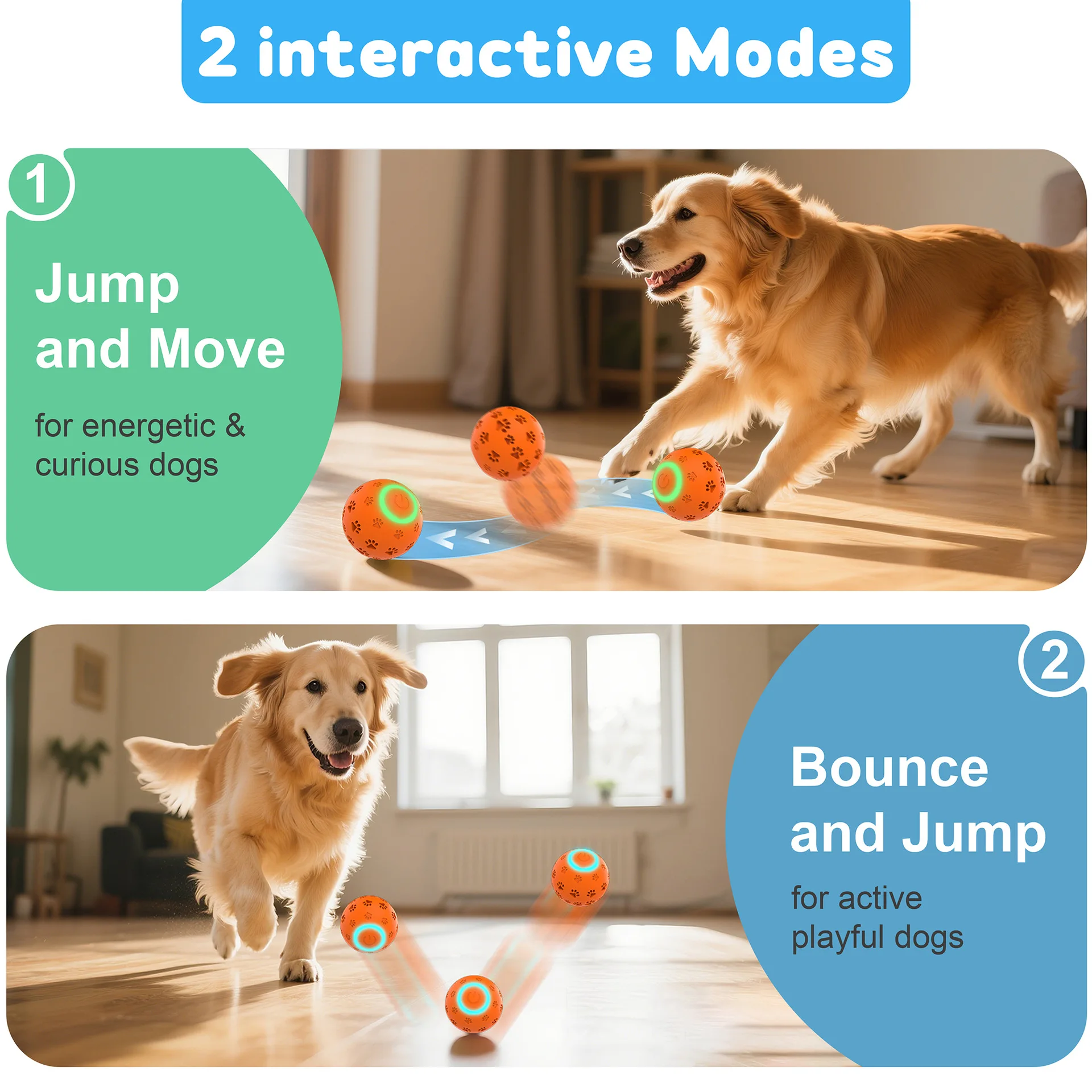 New Intelligent Tease Dog Gravity Jump Ball Electric Pet Supplies cat and Dog Toys Fun Artifacts Pet Smart Ball manufacture