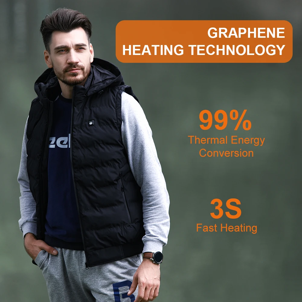 Xiaomi PMA giacca Casual riscaldante in grafene per uomo giacca
