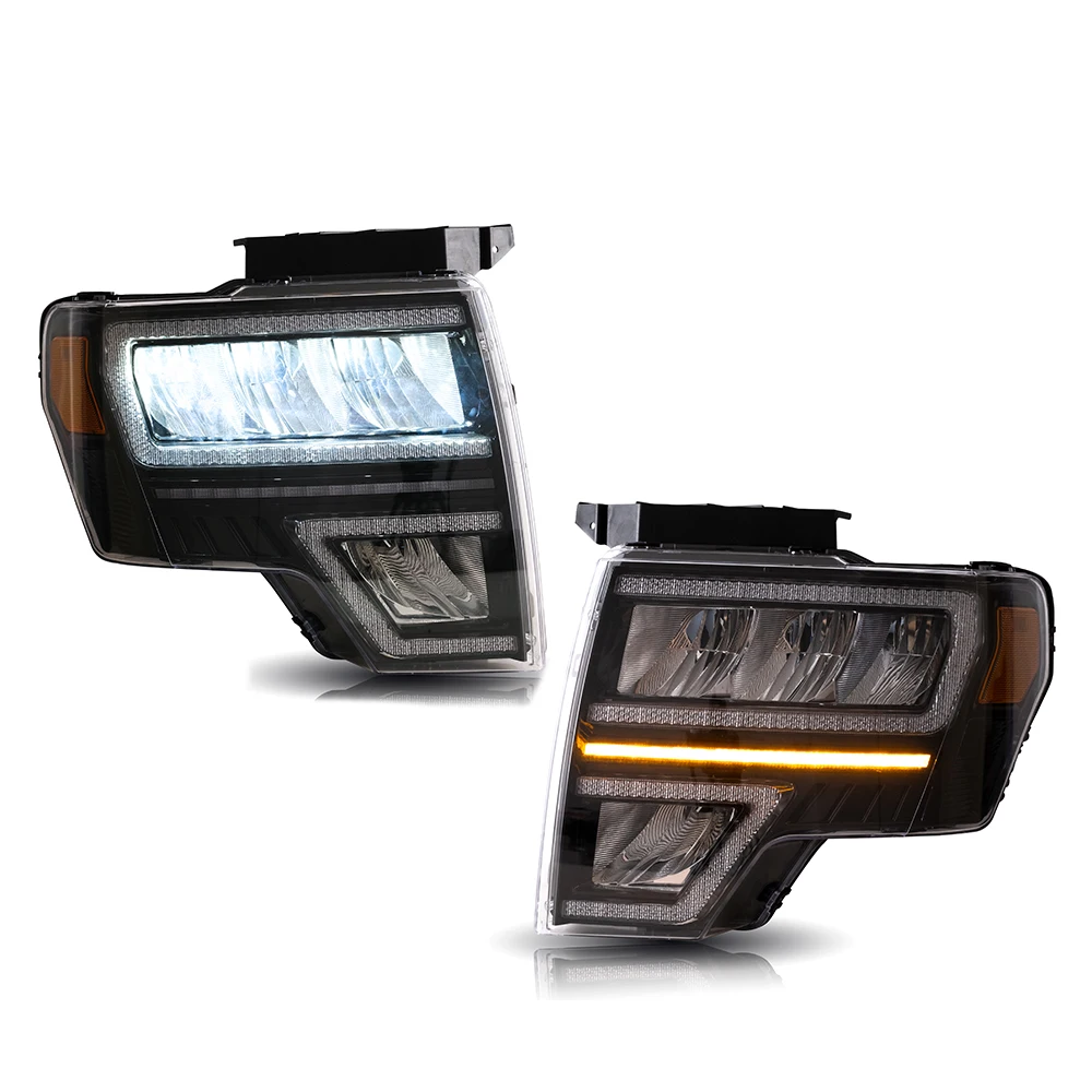 Vland Wholesales New design upgraded Headlight Assembly For Ford RAPTOR F150 Headlight 2009-2014 Head Lamp supplier