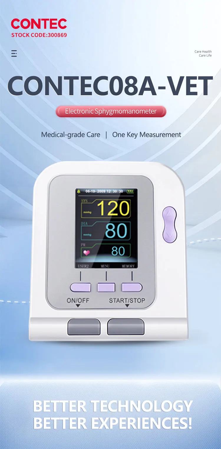  Contec CONTEC08A Model 08A Digital NIBP Ambulatory