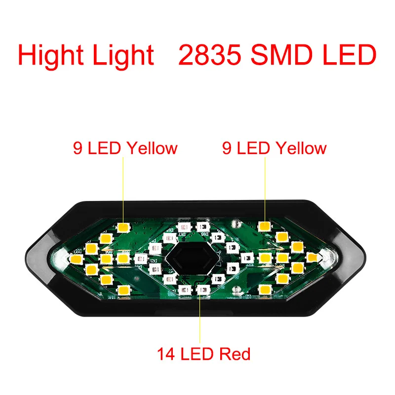 Hot Selling Bicycle Bike Tail Light Set Remote Control Rechargeable with Battery Power Supply Spare Parts