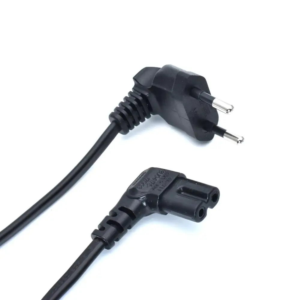 300cm Figure 8 Ac Power Cord Schuko Cee7/16 Eu Type Right Angled To Iec C7 Power Lead Cable For