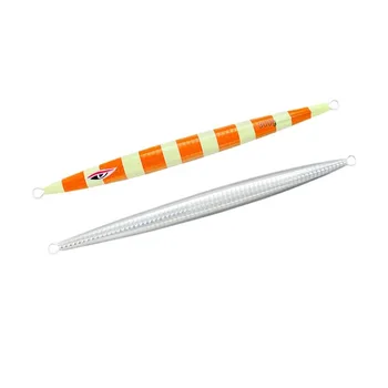 Deep-Sea Slow-Roll Powerful Catch Large Heavy Metal Jig Night-Glow Long Strip Lure for Saltwater Fish 300g-500g – Metal Jig – view 2