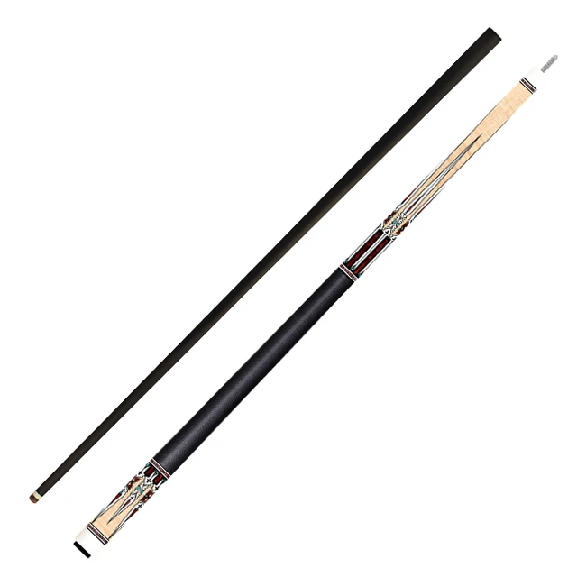 NO.09 gang qin shi Black Technology Carbon Fiber Billiard Pool Cue 1/2 Split with billiard stick tip length  OEM Customized