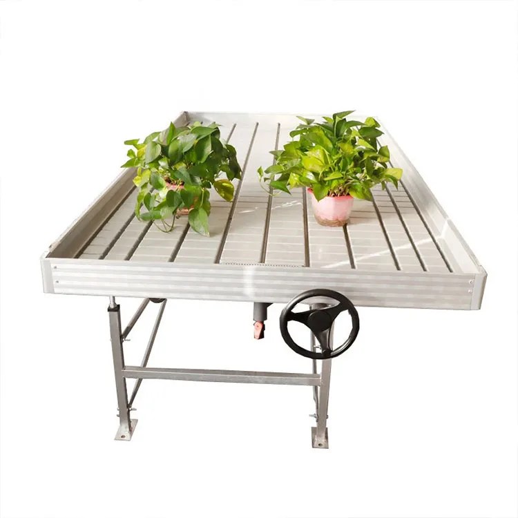 4x8 Flood Trays Tables Movable Ebb And Flood Rolling Tables Benches For