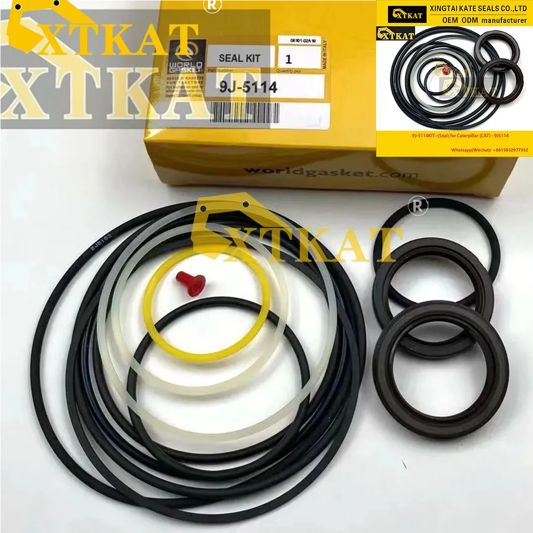 XTKAT OEM 9J-5114 Gasket Kit for Caterpillar Hydraulic Cylinders