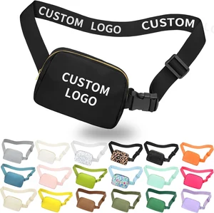 Everywhere Custom Logo Yoga Bags Crossbody Fanny Pack Waist Pouch Travel Chest Bags Sport Waist Belt Bag For Gym Fitness