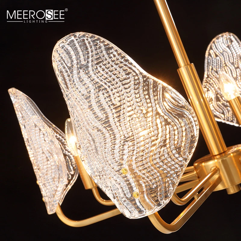 Meerosee Contemporary style big hotel hanging Light elegant wedding lustre modern crystal luxury chandelier MD86710