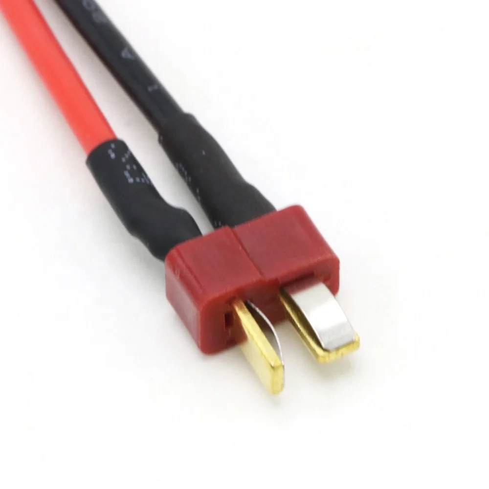 Lot De 5 Paires De Connecteurs En T Deans – Fils Silicone 14 AWG – Pour Batteries RC, Drones, Voitures – Courant 25A