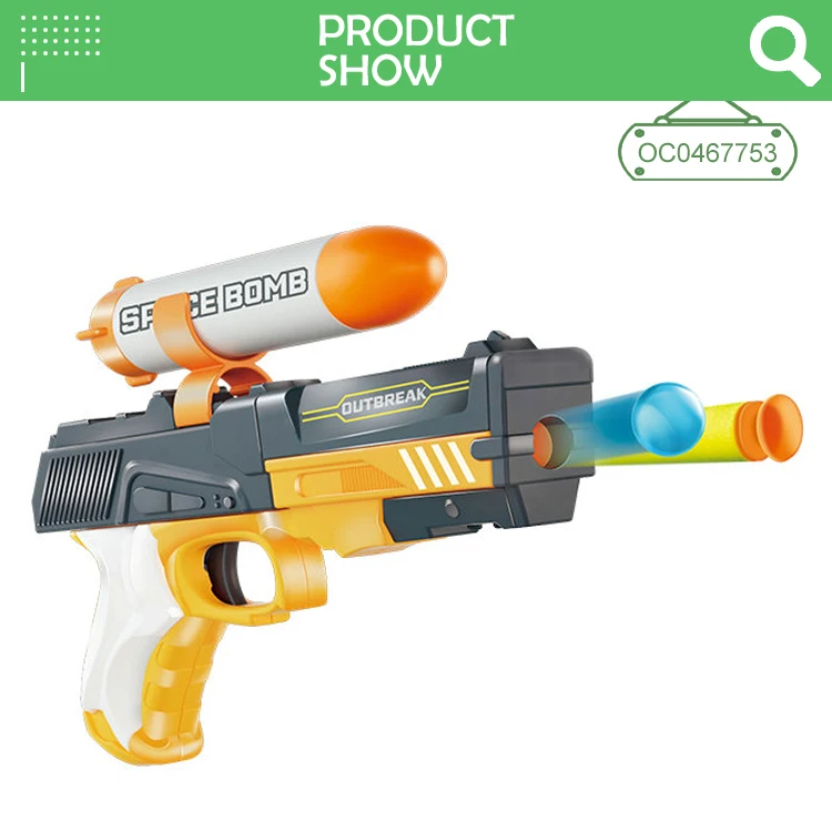 DIY EVA Soft Bullet TPR Rubber Bullet 2 In1 Soft Bullet Toy Gun for Child