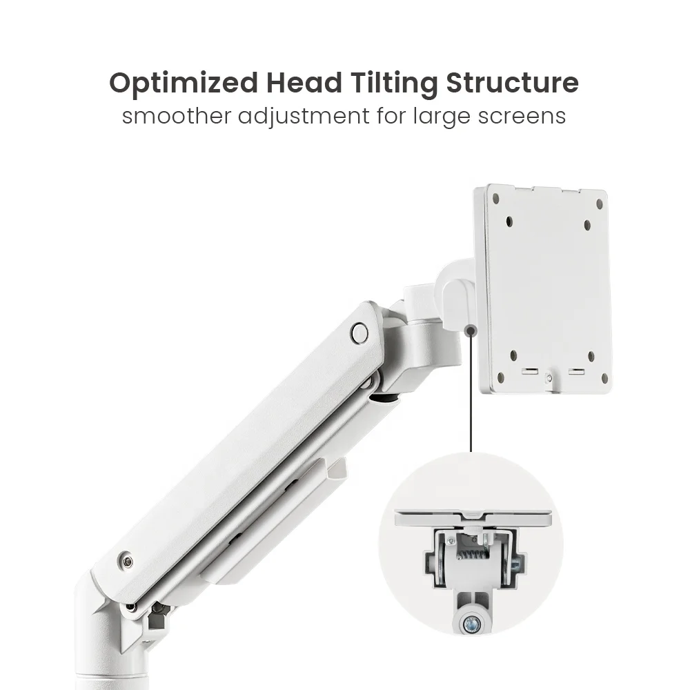 LDT69-C024P Heavy Duty Monitor Arm 黒 LDT69-C024P Heavy Duty Ultrawide Dual Monitor Arm Stand for 17