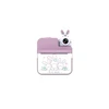 Pink rabbit with print No memory card