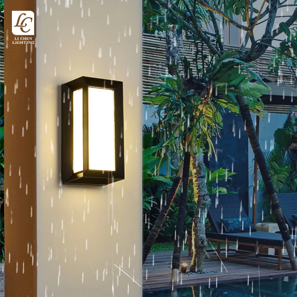 BD22 Outdoor Ip65 Waterproof and Moisture-Proof Courtyard Villa Exterior Wall Porch Led Wall Lamp   