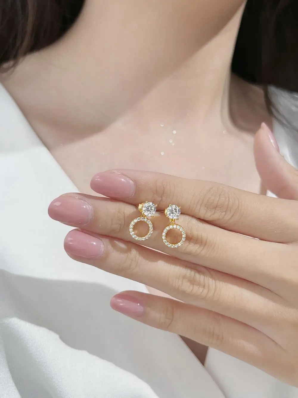 KAKODIY Multi-Wear Premium Jewelry Earrings Fashion 925 Sterling Silver Zircon Earrings Women detail 8