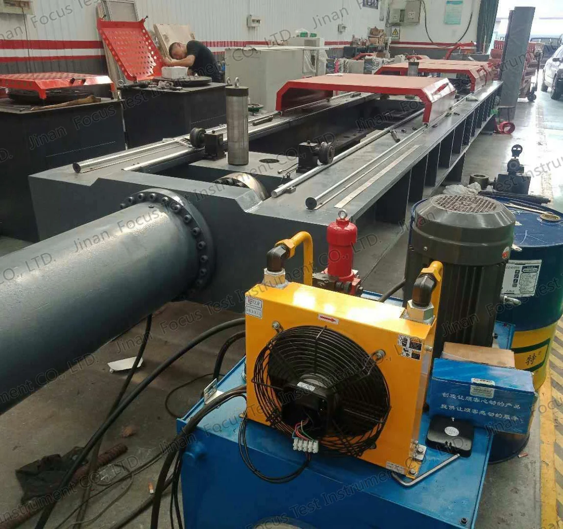 WAL-3000 3000KN 300 Ton Horizontal Tensile Test Machine Wire Rope Tension Meter Horizontal Tension Test Bed
