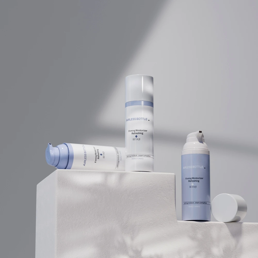 A23 PCR Skin Serum Round Cream Foam Lotion 30ml Airless Bottle,biodegradable Airless Bottle,serum Bottle Packaging Airless