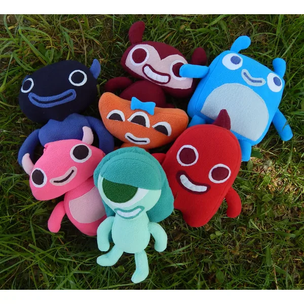 Custom Plush Toy Manufacturer New Anime Endless Alphabet Monsters Plush