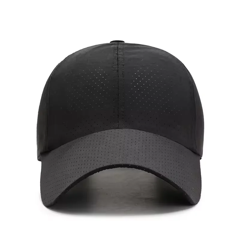 High Quality 6-Panel Structured Baseball Caps Thin Corduroy Fabric Custom Printed Logo Embroidery American Sun Protection Hat