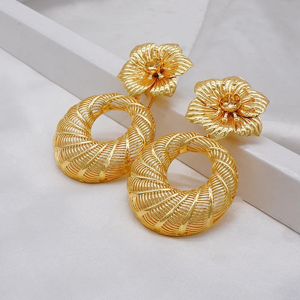 Earrings Wholesale Big Gold Earrings Gold Filled Long Earrings E544 - Buy Earrings  Wholesale,Earrings For Women Product on Alibaba.com