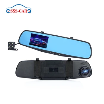 3.5 Inch Hd 1080p Car Rearview Mirror Camera Front And Rear Dual Recording Hd Night Vision Dash Cam