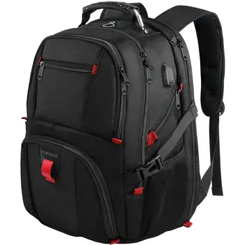 Custom Logo Large Capacity Multifunction Polyester Laptop Bag Waterproof Back Pack Travel Backpack