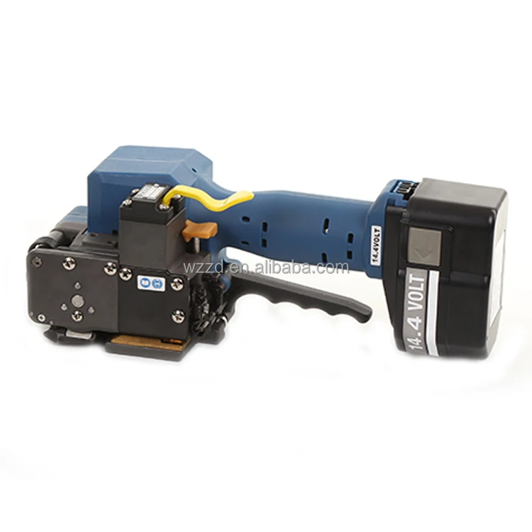 Electric Hand Strapping Machine With Back-up Battery For Cargo Safe ...