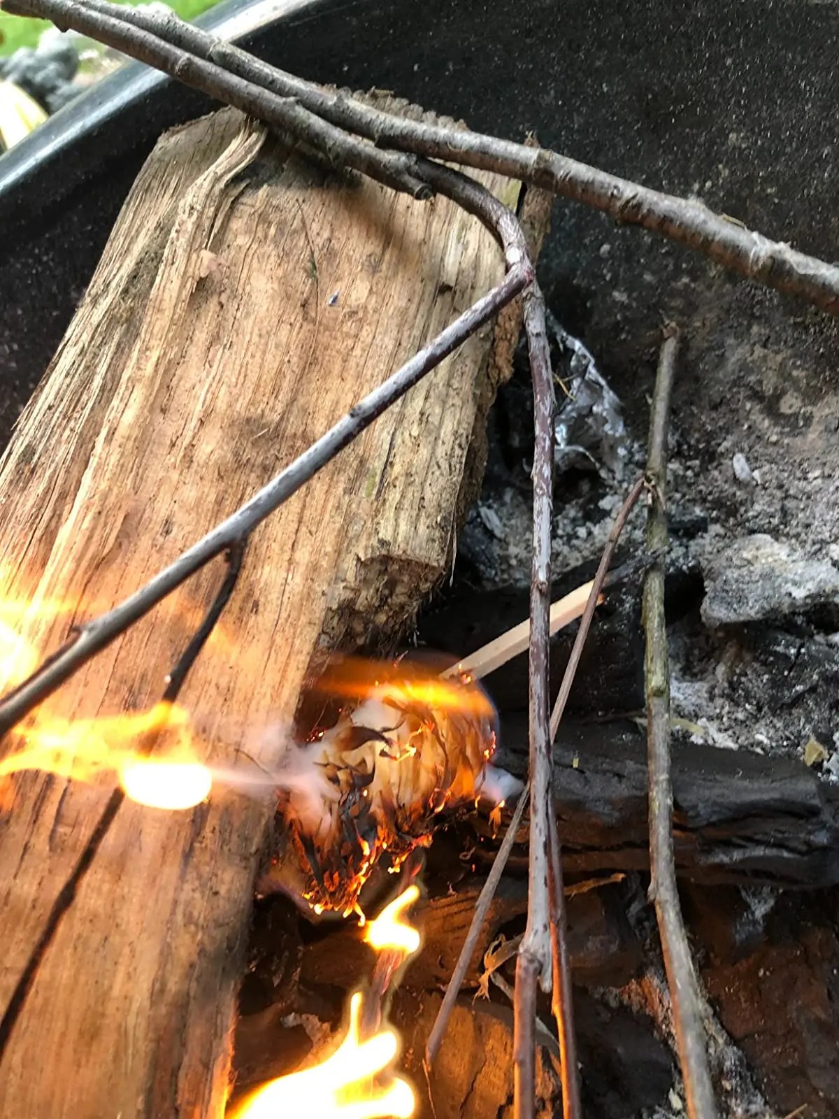 Camping Bbq Fire Starter Grill Fireplace Wood & Pellet Stove Tumbleweed