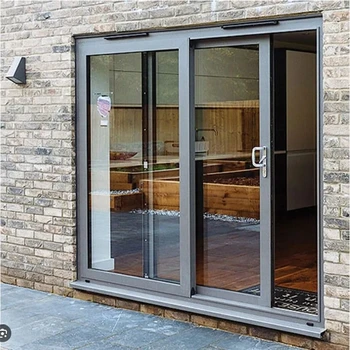 New Product Thermal Break Aluminum Sliding Door with Double Glazed Tempered Glass for House