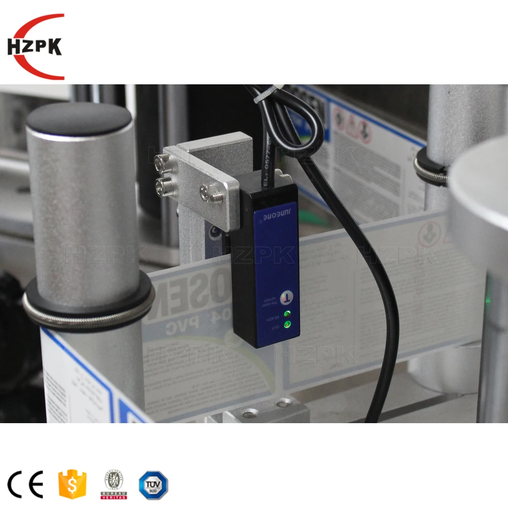 HZPK автоматическая электрическая машина для нанесения этикеток на круглые бутылки