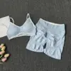 Light blue(vest+shorts)