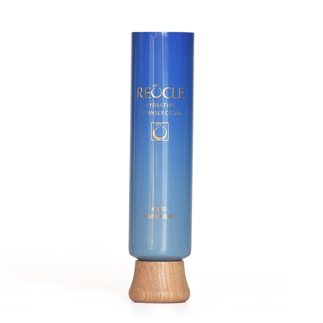empty cosmetic tube with wooden cover  for all kinds of hand cream