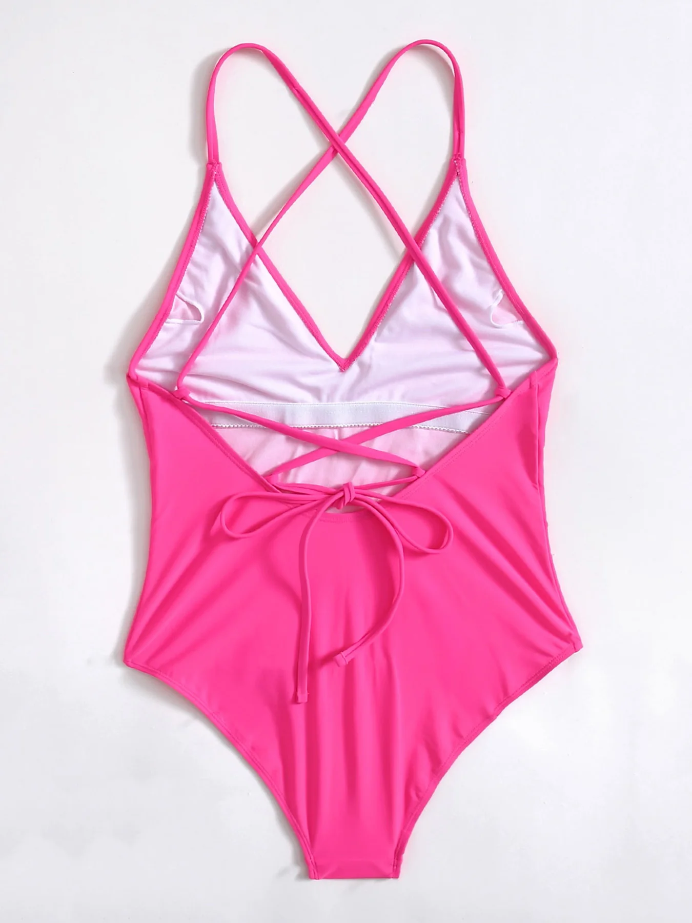 Oem Pink Solid Color One-Piece Swimsuit Gym Xxx hd Picture Swimsuit One Piece Custom Sexy High Waist Women One Piece Swimsuit Mi