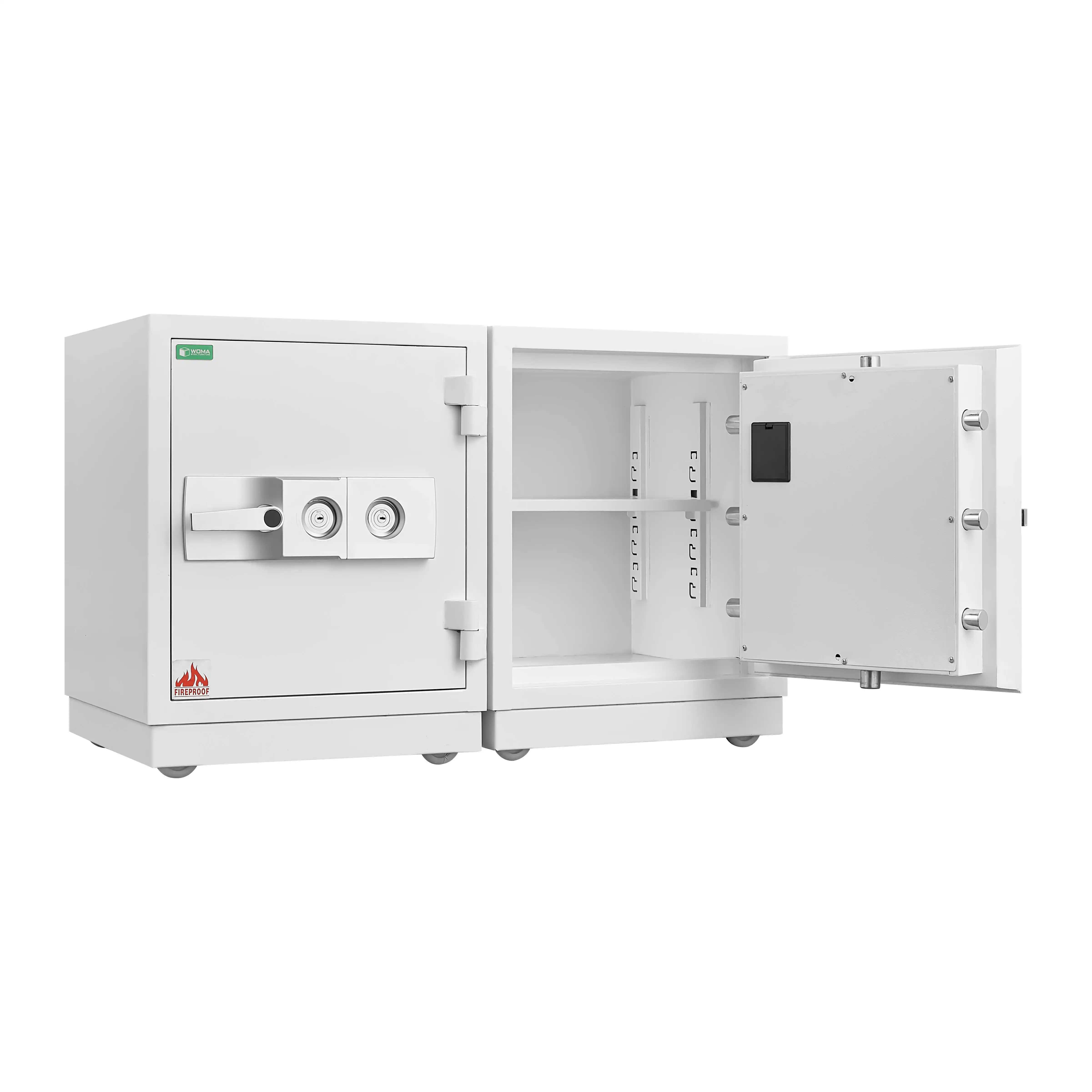 100kg Fireproof Safety Deposit Box Home Office Hotel Alarm System Safe