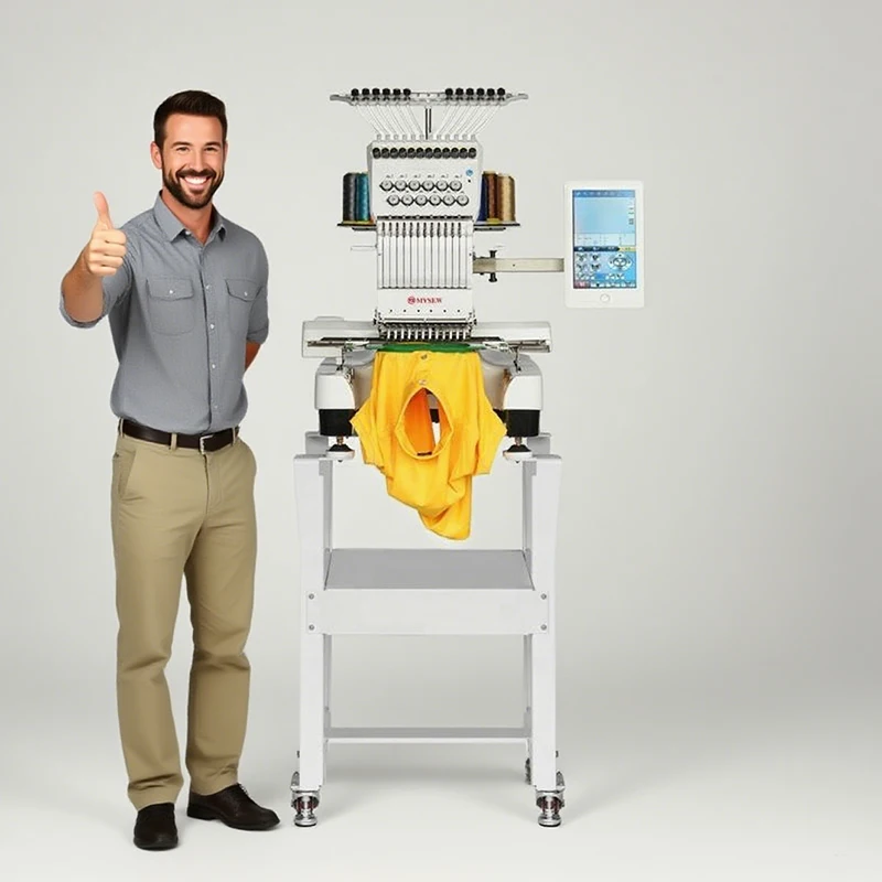 MFS1200 Computerized High Speed Industrial Computer Embroidery Machine Price Latest Embroidery Machine